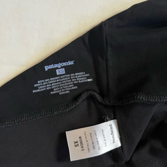 Patagonia Rhythm halter bra black size XS organic cotton + spandex - Picture 4 of 6